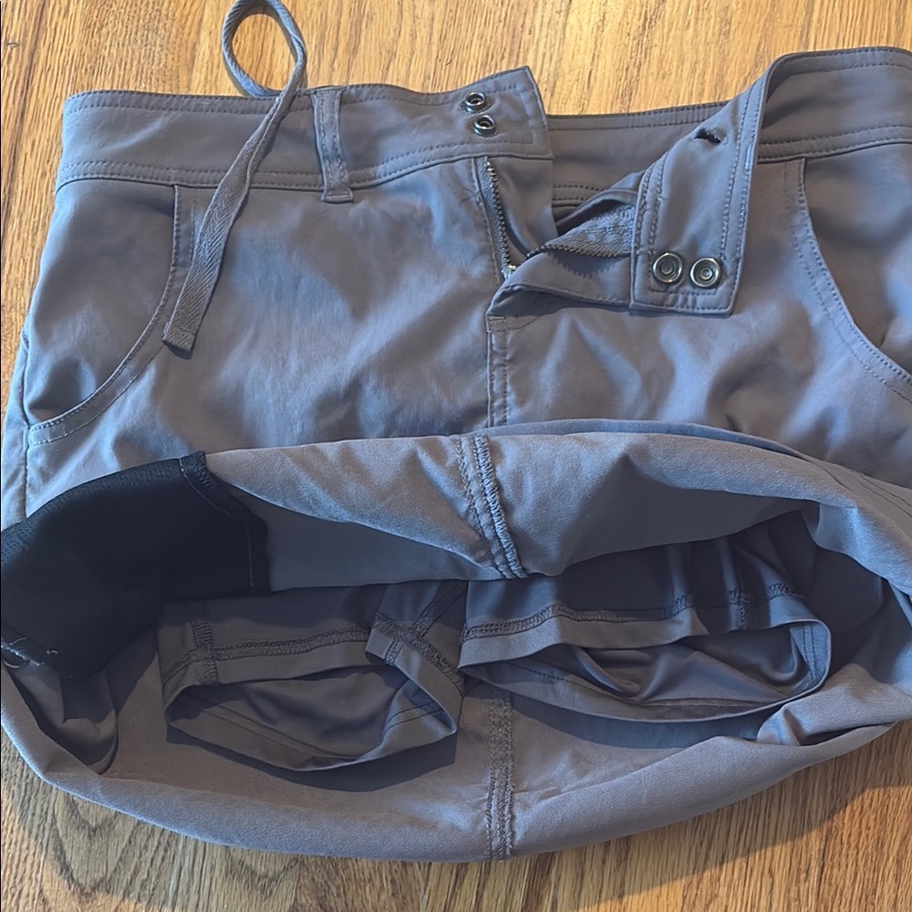 Prana Charcoal Skort with button accents - Picture 5 of 5